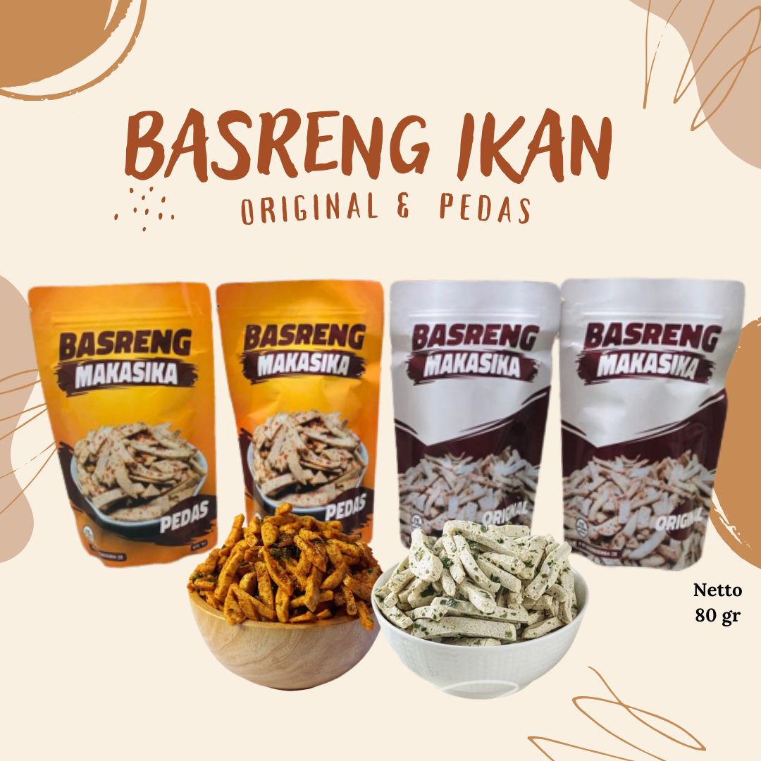 Basreng Pedas Daun Jeruk 80gr